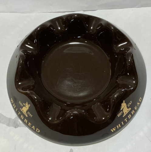 Whitbread ceramic pub ashtray - whitbread,