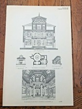 1928 print - edifices de rome