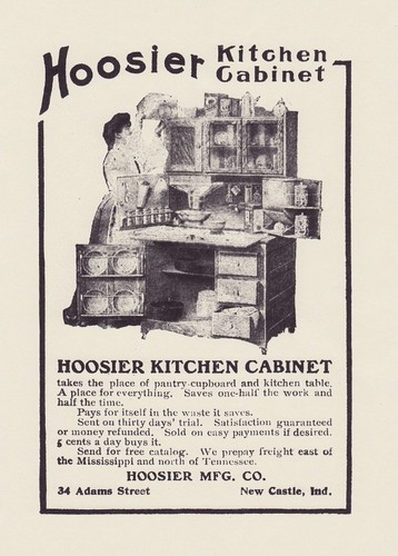 Hoosier kitchen cabinet - hoosier,