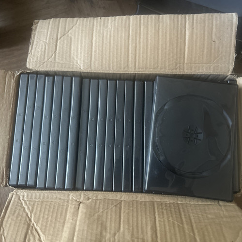 X47 empty black dvd cases - x47,