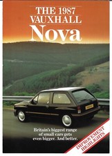 Vauxhall Nova 1986-87 UK