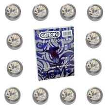 12 Pairs Caflon Silver Plated