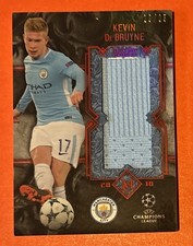 2017-18 Topps Museum Collection UEFA Champions Kevin De Bruyne Ruby 23/25 Patch