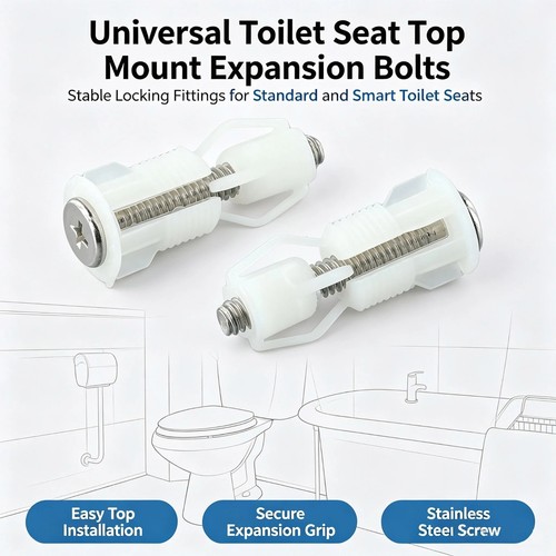 2pcs toilet seat hinges - 2pcs,