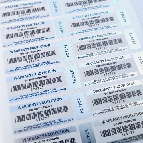 Tamper proof stickers part - tamper,