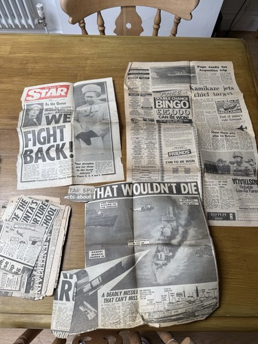Falklands war 1982 newspaper - falklands,