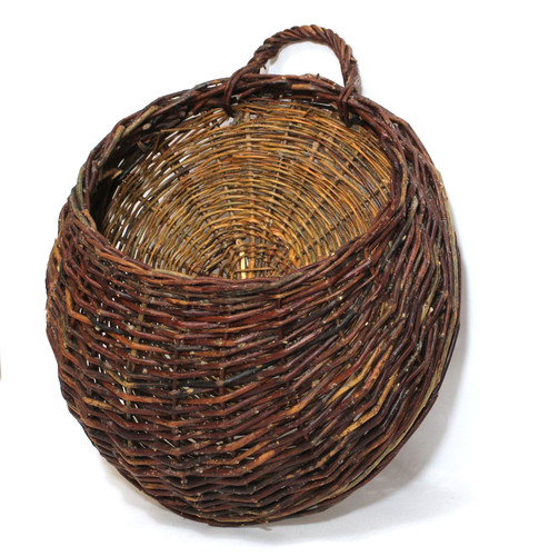 Vintage wicker basket wall - vintage,