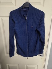 Mens Blue Gant Stretch Cable