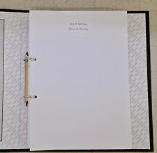 Lord Of The Rings - Return Of The King movie script.