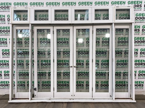 French doors with sidelights - french,