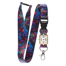 COLOUR STREAM ABSTRACT Lanyard
