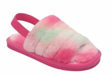 Ladies Slippers Fluffy Mules