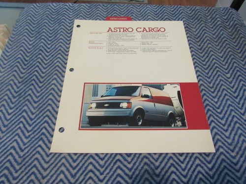 1987 chevrolet astro cargo - cargo, van