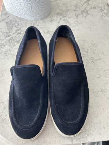 Zara men navy suede - zara, loafer