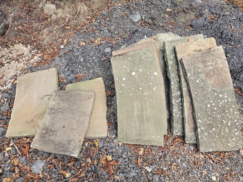 Reclaimed curved coping - reclaimed,