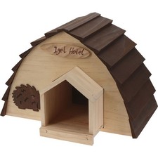 Wooden hedgehog house - wooden,