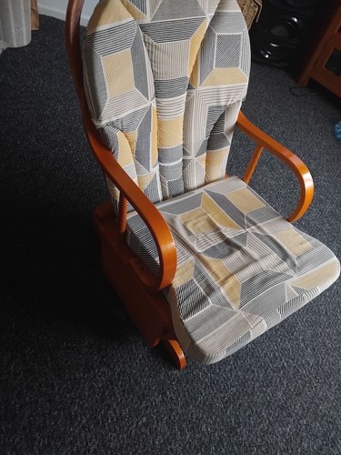 Wooden rocking chair - wooden,