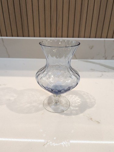 Periwinkle blue small glass - blue,