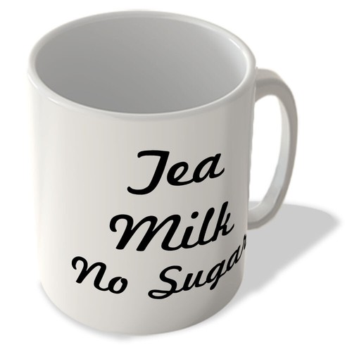 Tea milk sugar mug - -,