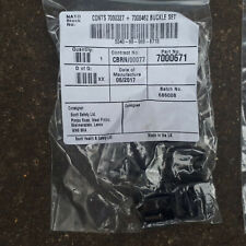 BRITISH ARMY SET OF SIX GSR GAS MASK RESPIRATOR HARNESS STRAP BUCKLES.