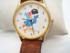1991 KELLOGG CO TOUCAN SAM QUARTZ WRIST WATCH  FRUIT LOOPS WORKING 
