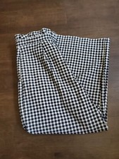 Topshop Plaid Womens Wide Leg