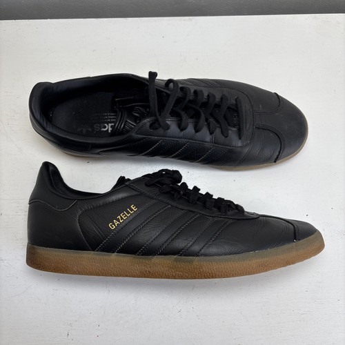 Adidas gazelle black leather - adidas,