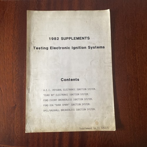 Testing electronic ignition - electronic,