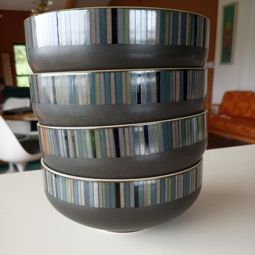 Denby jet stripe - stripe, bowls