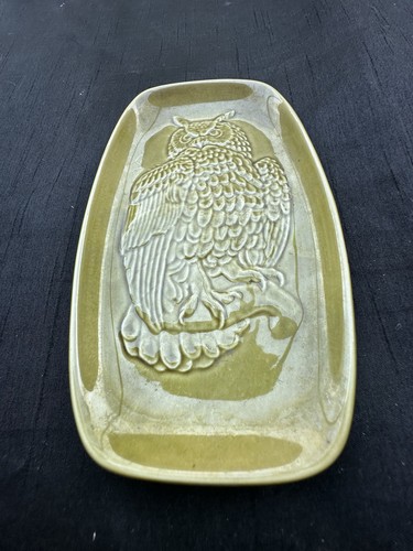 Vintage poole pottery owl dish - vintage,