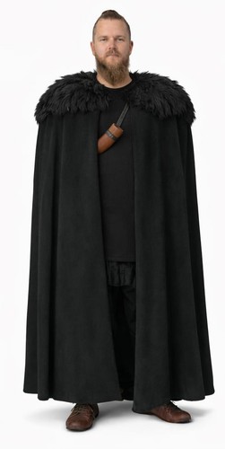 Adults length cloak faux - cloak,