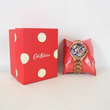 CATH KIDSTON Rose Gold Copper Floral Face Watch Boxed *Tested & Working* - BST