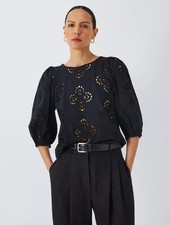 John Lewis Cutwork Blouse Puff