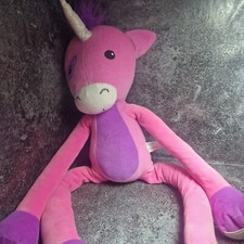 Stretchkins Large Pink Unicorn Plush Teddy