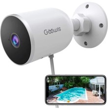 2x  Outdoor Security Camera Goowls CCTV Camera 1080P Home Surveillance Camera 