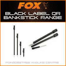 FOX BLACK LABEL QR BANKSTICK RANGE - ALL SIZES | NEW - CARP FISHING BANKWARE