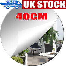 Irregular Round Self Adhesive Acrylic Mirror, Large Non Glass Tiles Plate Mirror