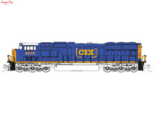 Kato EMD SD70M CSX 4697 1:160
