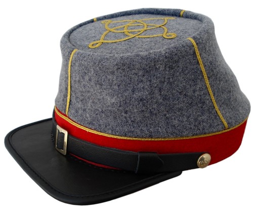 Kepi confederate grey - grey/red, 1