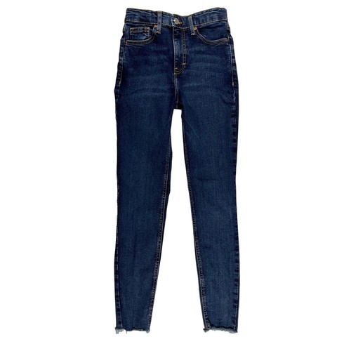 Topshop jamie dark wash - wash, high