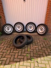 Set 4 x Mini Cooper R53 16" BMW Steel Wheels & 175/60 R16 Dunlop Winter Tyres