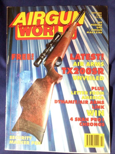 Airgun world oct 1992 air - airgun, arms
