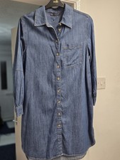 M&S Ladies Collection Denim Dress. Size 14. Brand New. Never Worn