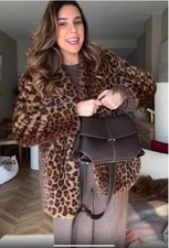 Zara Animal Print Faux Fur