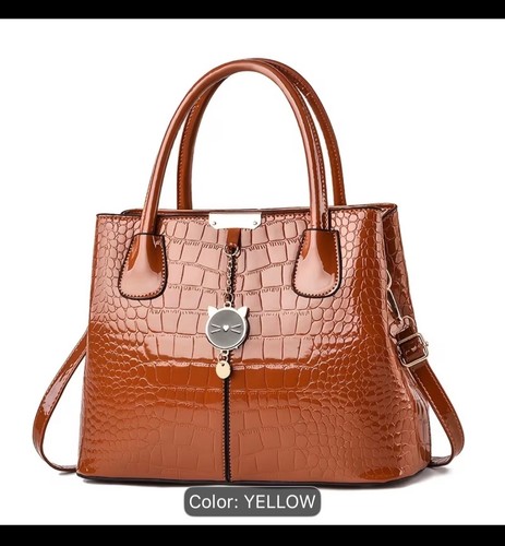 Bright crocodile handbag - bright,
