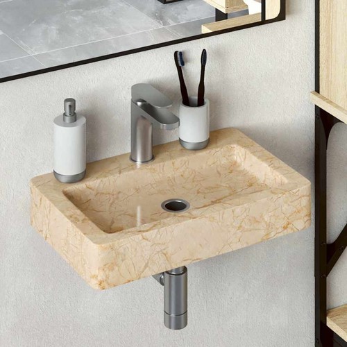 Wall mounted sink marble - wall-mounted,