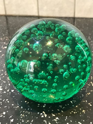 Large paperweight green - paperweight,