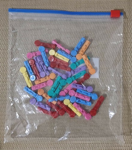 Microlet coloured lancets 40 - coloured,