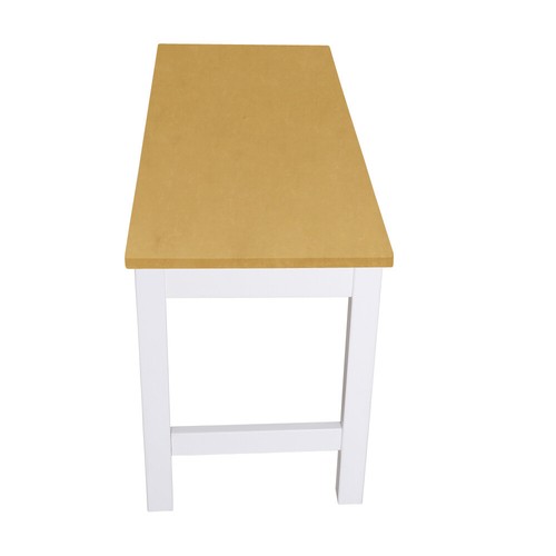 Pine wooden lounge stool - wooden,