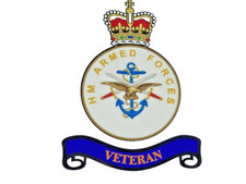 2 X HM ARMED FORCES   VETERAN